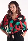 Blusa Dwz Amarracao Estampada