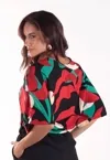 Blusa Dwz Amarracao Estampada