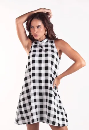 Vestido Dwz Xadrez