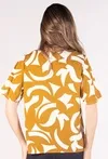 Blusa Dwz Manga Curta Estampada