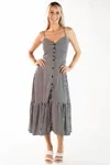 Vestido Dwz Midi Xadrez