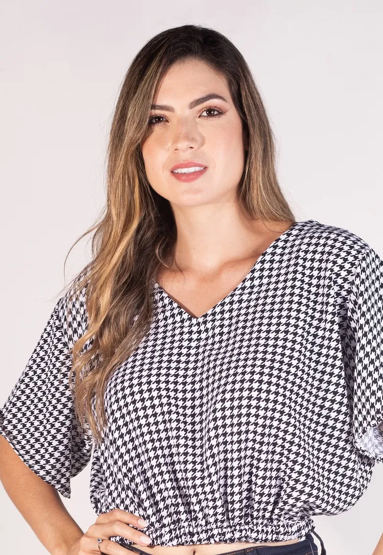 Cropped Dwz Estampado
