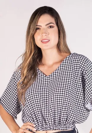 Cropped Dwz Estampado