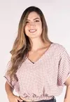Cropped Dwz Estampado