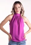 Blusa Dwz Gola Alta com Amarracoes