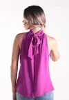 Blusa Dwz Gola Alta com Amarracoes