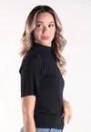 Blusa Dwz Gola Alta Manga Curta