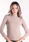 Blusa Dwz Mg Longa e Gola Alta