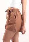 Short Dwz Linho com Amarracao