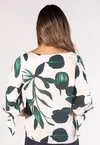 Blusa Dwz Estampada mg 3/4 Amarracao