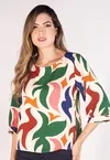 Blusa Dwz Manga 3/4