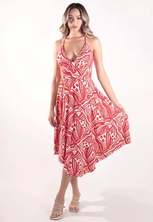 Vestido Dwz Mid Estampado
