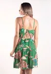 Vestido Dwz Curto com Alcas Estampado