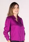 Camisa Dwz Cetim Manga Longa