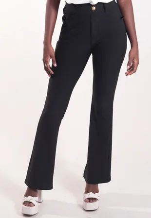 Calca Dwz Flare de Malha
