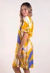 Vestido Dwz Estampado com Bojo e Lastex Curto