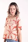 Blusa Dwz Estampada com Bolso