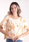 Blusa Dwz Estampada com Bolso