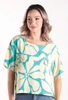 Blusa Dwz Estampada com Bolso