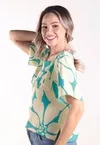 Blusa Dwz Estampada com Bolso