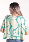 Blusa Dwz Estampada com Bolso