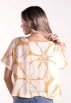Blusa Dwz Estampada com Bolso