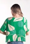 Blusa Dwz Estampada com Bolso