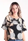 Blusa Dwz Estampada com Bolso
