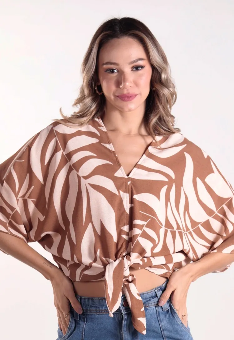 Blusa Dwz Estampada Amarracao
