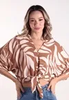 Blusa Dwz Estampada Amarracao