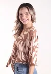 Blusa Dwz Estampada Amarracao