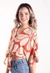 Blusa Dwz Estampada Amarracao