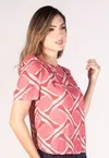 Blusa Dwz Estampada Manga Princesa