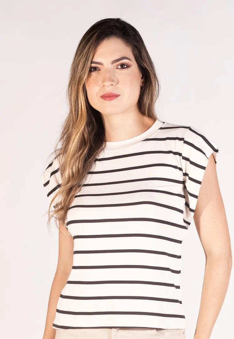 Blusa Dwz Malha Listrada