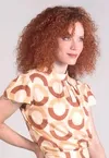 Blusa Dwz Manga Curta Estampada