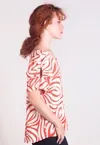 Blusa Dwz Estampada Manga Princesa