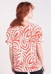 Blusa Dwz Estampada Manga Princesa