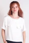 Blusa Dwz Lisa com Bolso Frontal