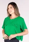 Blusa Dwz Lisa com Bolso Frontal