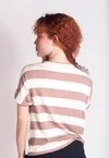 Blusa Dwz de Malha Dobrada Listras Larga