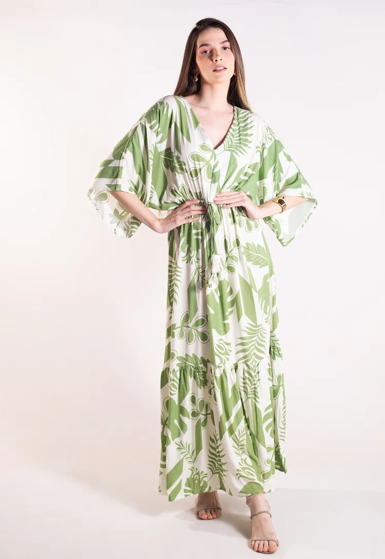 Vestido Dwz Longo Estampado