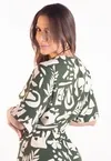 Blusa Dwz Amarracao Estampada