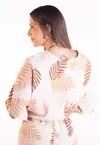 Blusa Dwz Amarracao Estampada