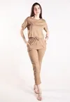 Conjunto Dwz Linho Blusa e Calca