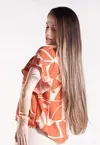 Blusa Dwz Estampada Manga Babado