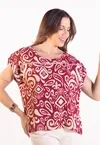 Blusa Dwz Estampada com Detalhe na Frente