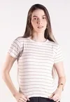 Blusa Dwz Malha Listrada com Manga