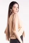 Blusa Dwz Lisa com Amarracao e Botoes