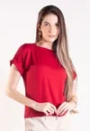 Blusa Dwz Malha Manga Dobrada