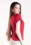 Blusa Dwz Malha Manga Dobrada